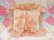 画像2: Peach Lace Mini Pillow