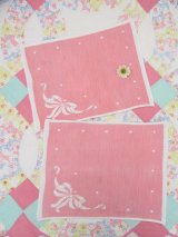 Dot＆Bow Place Mat Pink