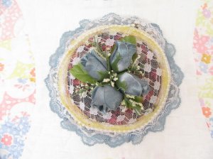 画像2: Blue Rose&Lace Potpourri Hanging