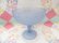 画像3: Large Compote Frosted Glass Blue