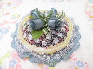 画像5: Blue Rose&Lace Potpourri Hanging