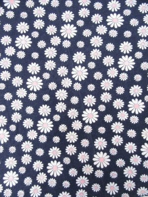 画像1: Baby Flannel Daisy Navy