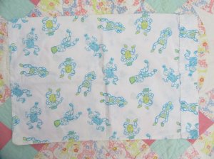 画像2: Baby Pillow Case Rattle Blue