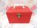 画像2: Polkadots Sewing Box Red