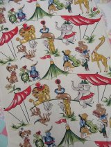 Circus Animal Barkcloth