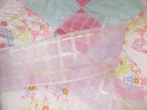 画像4: Organdy Checked Ribbon Lavender