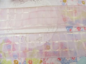 画像4: Organdy Checked Ribbon Pink