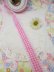 画像1: Pink Gingham Lace Trim (1)