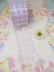 画像1: Organdy Checked Ribbon Lavender (1)