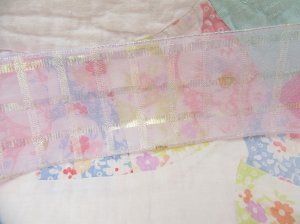 画像2: Organdy Checked Ribbon Lavender