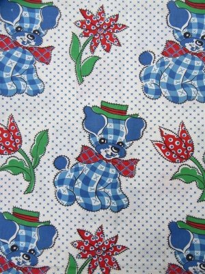 画像1: Gingham Blue Puppy