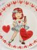 画像4: Valentine Card Girl Print Plate