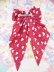 画像3: Heart Bow Hair Clip Red