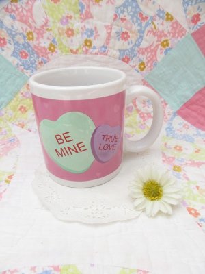 画像1: Necco Candy Hearts Mug