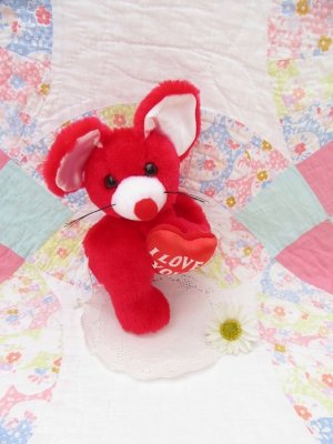 画像1: I love you Red Bear Plush