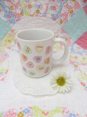 画像1: Hallmark Candy Hearts Mug 