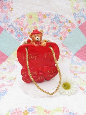 画像1: Heart in Bag Bear 