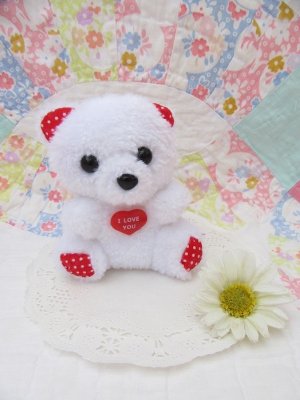 画像1: Little Valentine Bear Plush