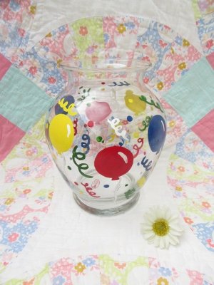 画像1: Colorful Balloon Glass Vase