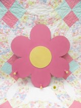 Pop Flower Wall Hook Pink