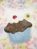 画像1: Cup Cake Plate Blue (1)