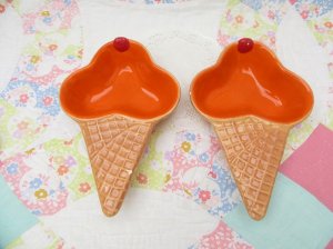 画像2: Ice Cream Dish Orange