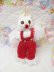 画像2: Yarn Bunny Overall Red