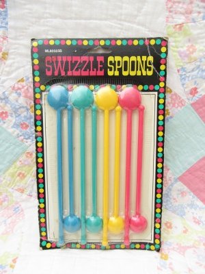 画像2: 80's Swizzle Spoons