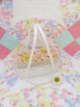 Pastel Flora Lucite Box Purse