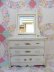 画像1: Wooden Doll Dresser White (1)