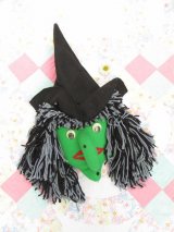 Witch face Felt Hanging