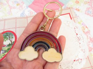 画像5: Stained glass Rainbow Keychain