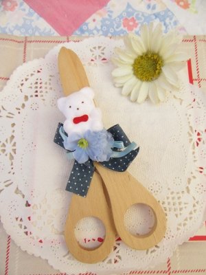 画像1: Little Bear Scissors Magnet