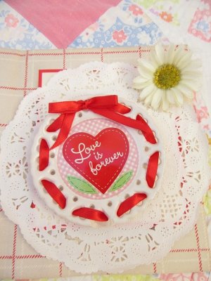 画像1: Love is Forever Plate Magnet