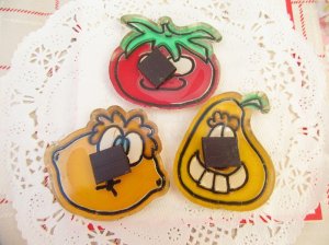 画像3: 3 Funny Fruit Magnet