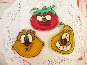 画像2: 3 Funny Fruit Magnet