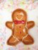 画像2: Red Bow Gingerbread Plate