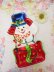 画像1: Metallic Snowman Plate (1)