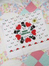 Heart Snowman Hand Towel