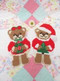 Christmas Twin Bear Magnet