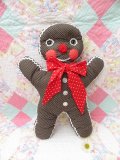 Cloth Gingerbread Man Pindot