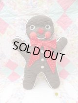 Cloth Gingerbread Man Pindot