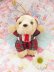 画像1: Tartan check Mini Bear  (1)