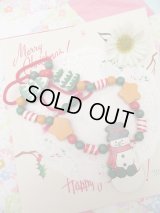 Snowman Wooden Necklace