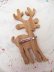 画像3: Wooden Reindeer Brooch (3)