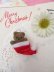 画像1: Santa's Hat in Bear Pin (1)