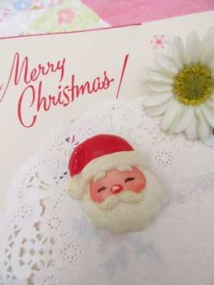 画像1: Hallmark Santa Face Pin B