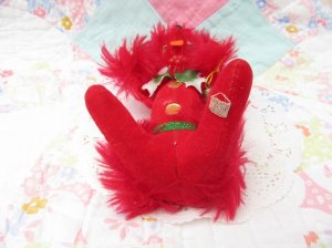 画像6: Velvet Christmas Poodle Red