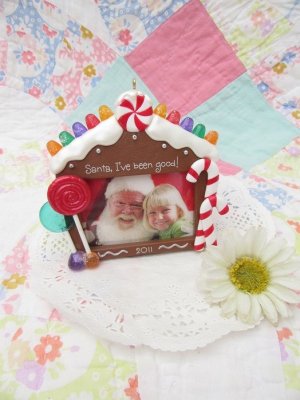 画像1: Candy House PhotoFrame Ornament