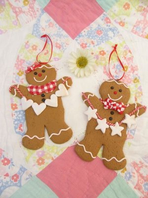 画像1: Twin Gingerbread Pair 